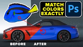 Easiest way to match colors in Photoshop exactly