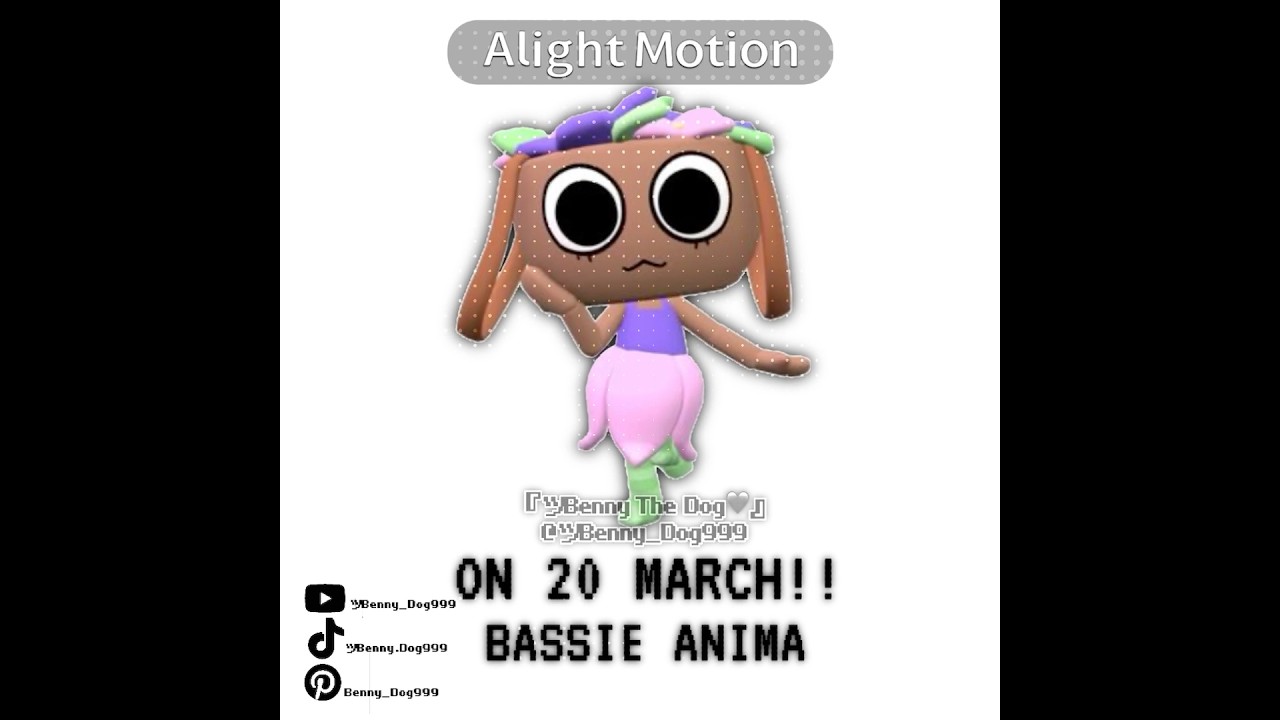 Bassie anima •[ #dandysworld #roblox #meme #alightmotion #art #bassie #shorts ]•