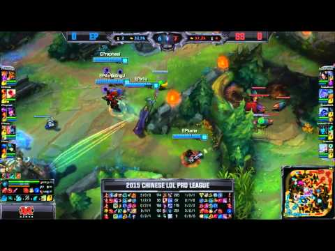 EP vs SS, Game 1   LPL Spring 2015 W4D2   Energy Pacemaker vs Team Snake VOD