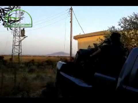 استهداف قوات النظام في مشفى مجدولية في ريف القنيطرة برشاش 14.5 من قبل لواء شهداء الحارة ضمن مجرات معركة والشمس وضحاها