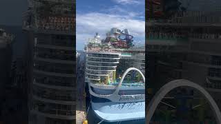 This small ship can fit inside that big ship!… #cruiseship #travel #shorts #yt #ytshorts #vacation