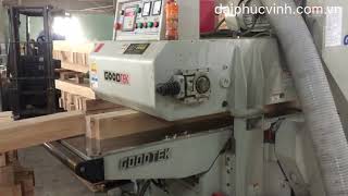 Máy bào hai mặt 610mm dao xoan