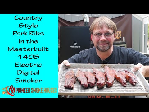 Smoking Country Style Pork Ribs in the Masterbuilt...