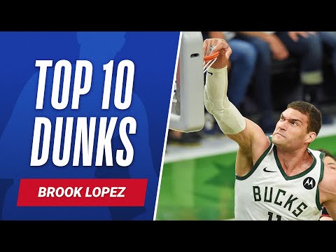 Brook Lopez's TOP 🔟 DUNKS with the Milwaukee Bucks! 🦌