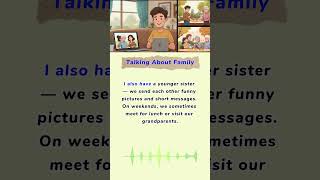 English Shadowing: Talking About Family!