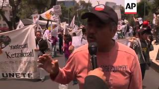 Thousands take to the streets to protest presidential election result