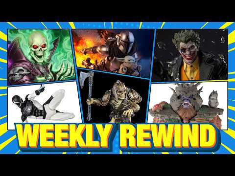 Weekly Rewind! Ep112: Star Wars Mandalorian Marvel Legends Joker Spider-Man MOTU Cryptoids News!