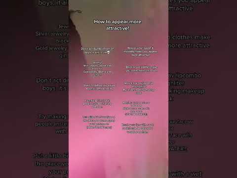 how to appear more attractive 💋 #lolabekka #aesthetic #advice #tips #attractive #appear #school