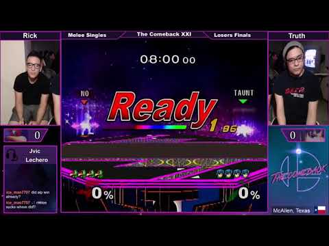 The Comeback 21 SSBM - Rick vs Truth - Losers Finals