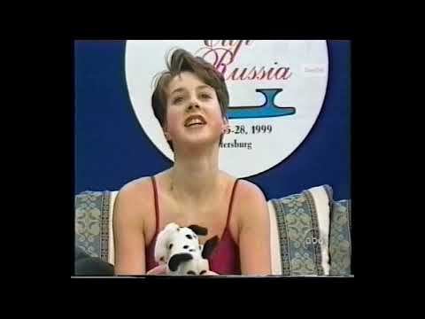 Ladies' Free Skate + Review of Free Dance - 1999 Cup of Russia, Figure Skating (US, ABC, Slutskaya)