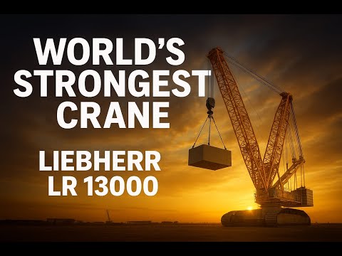 Liebherr LR 13000: The Most Powerful Conventional Crawler Crane in the World