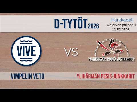 D-tytöt 12.2.2026 harkkapeli:  ViVe - YPJ