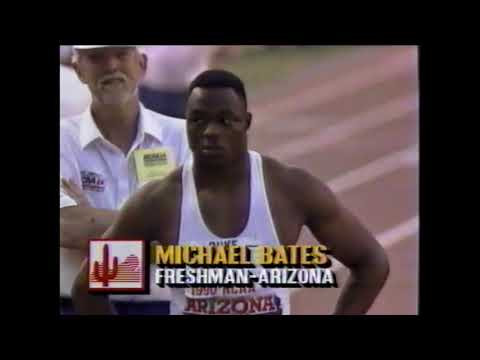 Michael Johnson vs. Frank Fredericks - Men's 200m - 1990 NCAA Outdoor Track Championships