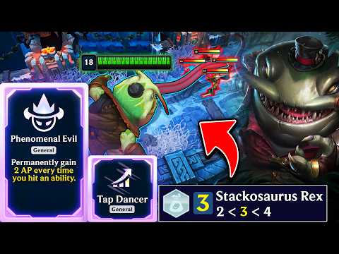 Phenomenal Evil Tahm Kench God Roll: TRIPLE STACK = INFINITE AP + MEGA TANK