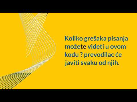 Besplatan kurs Jave - Lekcija 5 - Pisanje koda Java programa