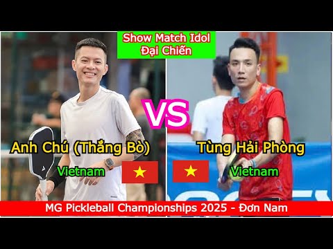 Tùng Hải Phòng 🆚️ Thắng Bò (Anh Chú) | Show Match : MG Pickleball Championships 2025 - Đơn Nam