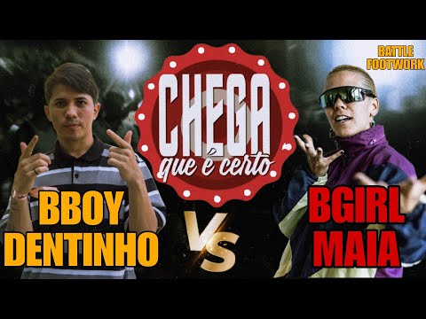 BBOY DENTINHO VS BGIRL MAIA BATTLE FOOTWORK 2023