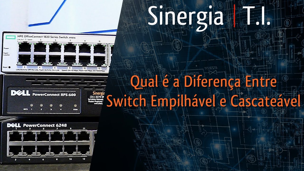 Qual é a Diferença entre Switch Empilhável e Cascateável