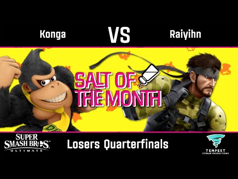 Konga (Donkey Kong) vs Raiyihn (Snake) - Ultimate Losers Quarterfinals - Salt of the Month #5