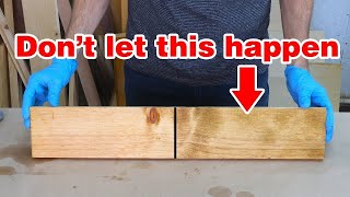 Biggest wood staining mistakes and misconceptions | Wood staining BASICS