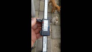 Measuring Thickness of double glazing windows /sealed units using digital tool.