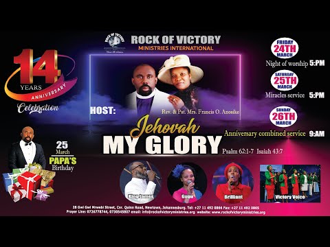 Jehovah My Glory | 14th Anniversary Celebration | 26/03/23
