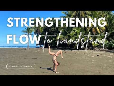 Strengthening Handstand Flow | 45 Minute Yoga Class | Handstand Prep & Drills