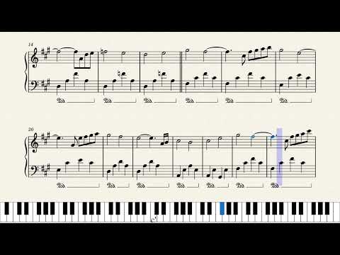 "February: Valentine´s Day" by Dennis Korn , Sheet #pianotutorial #pianosheet #piano #sheetmusic