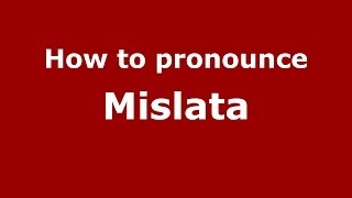 How to pronounce Mislata