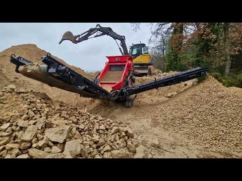 Crible  autonome à deux étages  idéal pour le recyclage et la revalorisation de vos matériaux  -  3-WAY/3-WAY Plus RED RHINO_6