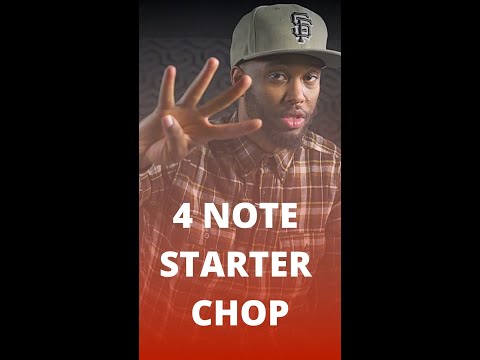 Quick Lesson - 4 Note Starter Chop #Shorts