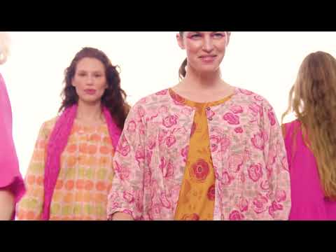 Gudrun Sjödén Spring Summer 2023 Collections in Pink & Green