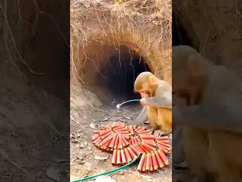 You Won't Stop Laughing at This Monkey! 🤣#monkey #viral #shorts