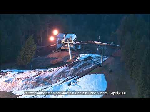 Spektakulärer Murenabgang: Seilbahnstütze rutscht ab | Zeitraffer 2006 @nikocamfilm