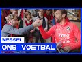 Willem Janssen verrast Wessel in skybox Wilhelmina Kinderziekenhuis