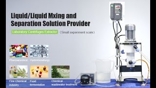LLE solvent extraction liquid liquid centrifuge, centrifugal extractor