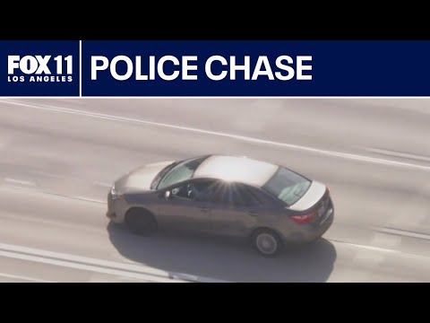 LA police chase underway