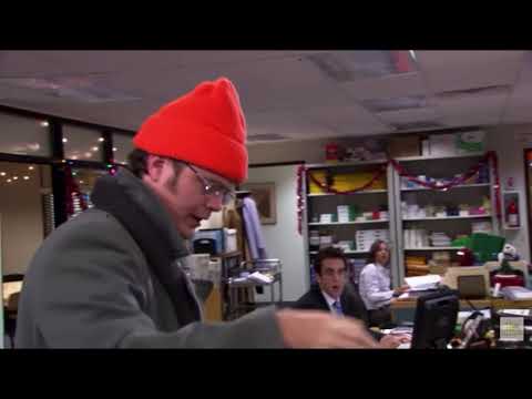 Dwight Brings A Dead Goose For Christmas