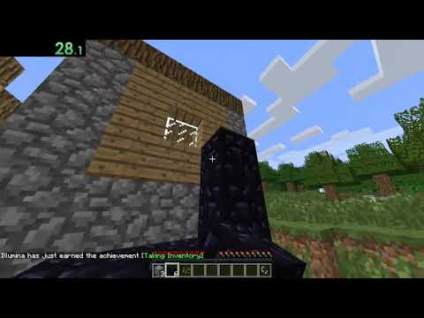 Minecraft Enter Nether Random Seed in 35.1 (World Record)