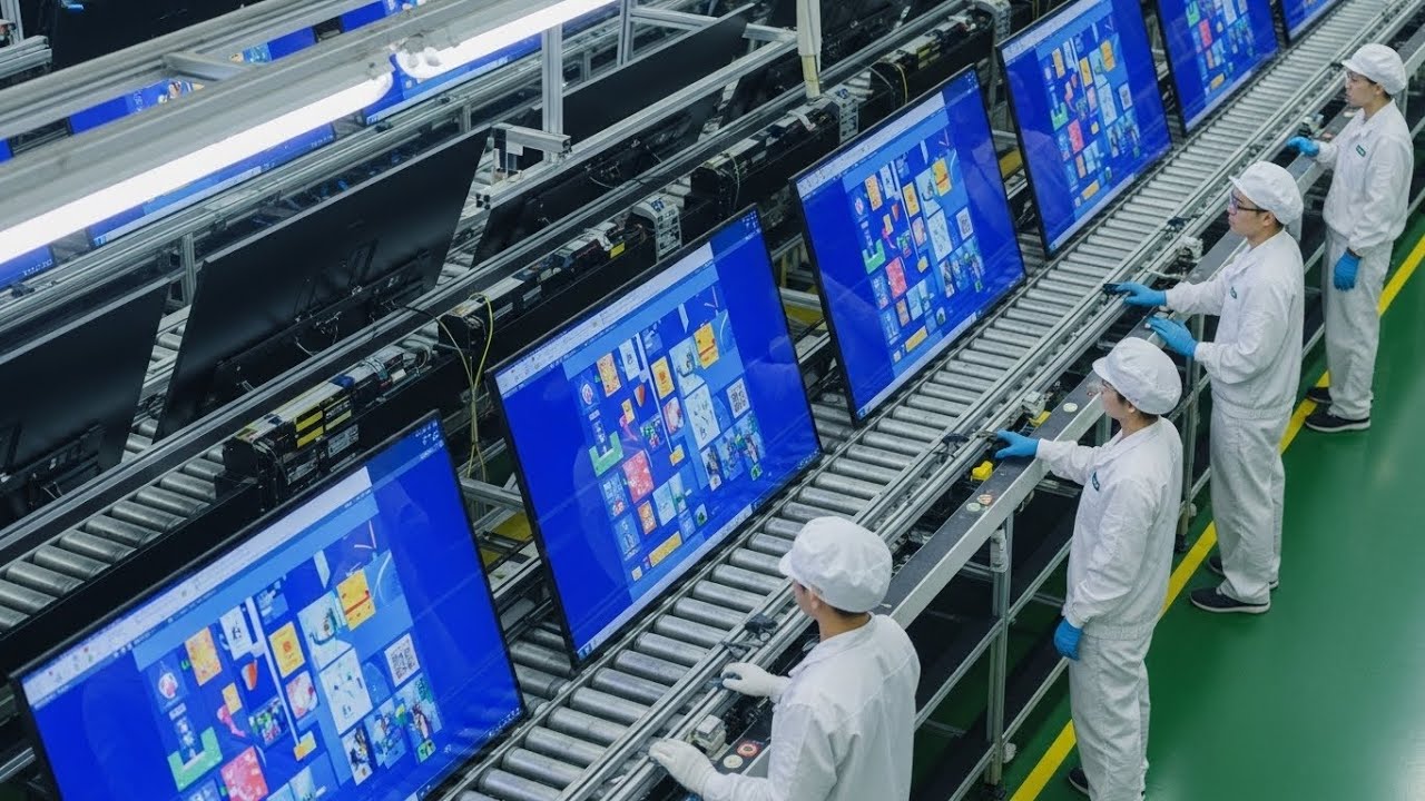 How LCD Screens Are Made | Inside a High-Tech Display Factory
