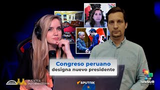 Presidente transitorio en Perú tras vacancia de Boluarte | #PuentesInformativos