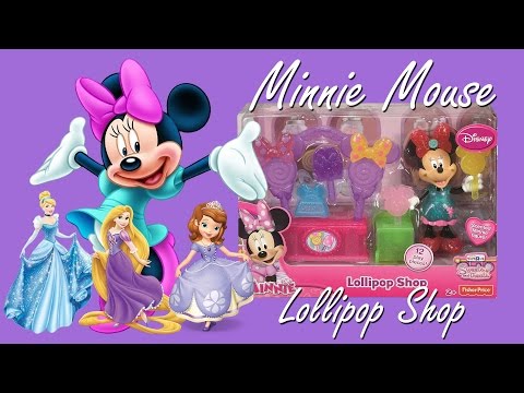 Minnie Mouse Toys - Lollipop Shop - Mickey Mouse Clubhouse - Rapunzel, Sofia the First, Cinderella! Video