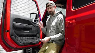 Door Panel Removal: 2019 - 2024 Jeep Wrangler