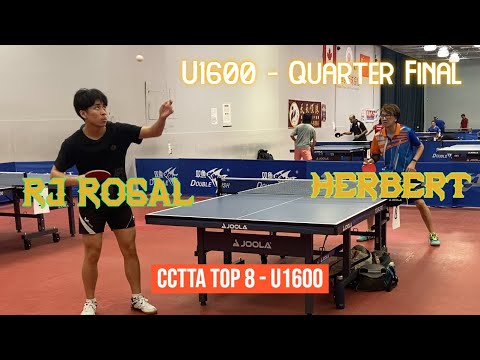 Herbert CHONG [1218] vs Rj ROSAL [1133] - CCTTA Top8 U1600- Quarter Final