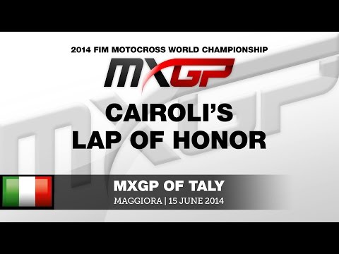 MXGP of Italy 2014 Cairoli's Italian Lap Of Honour - Motocross