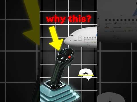 The reason Airbus uses the sidestick. #shorts #aviation #avgeek #airbus
