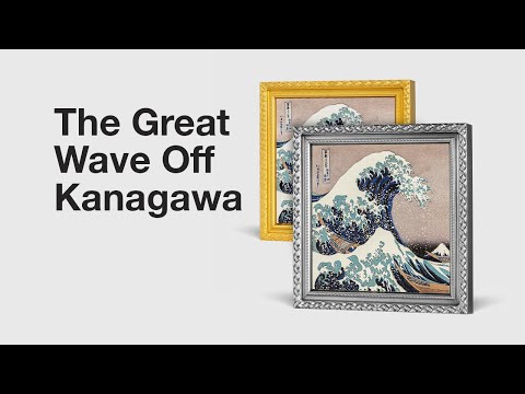 The Great Wave Off Kanagawa by Hokusai 2 oz Pure Silver Collectible Coin