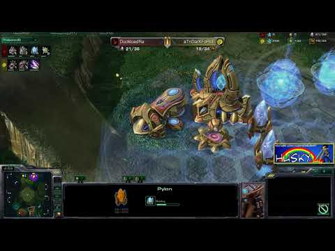 WhiteRa vs DarkForce - Game 3 - PvZ - Shattered Temple - StarCraft 2