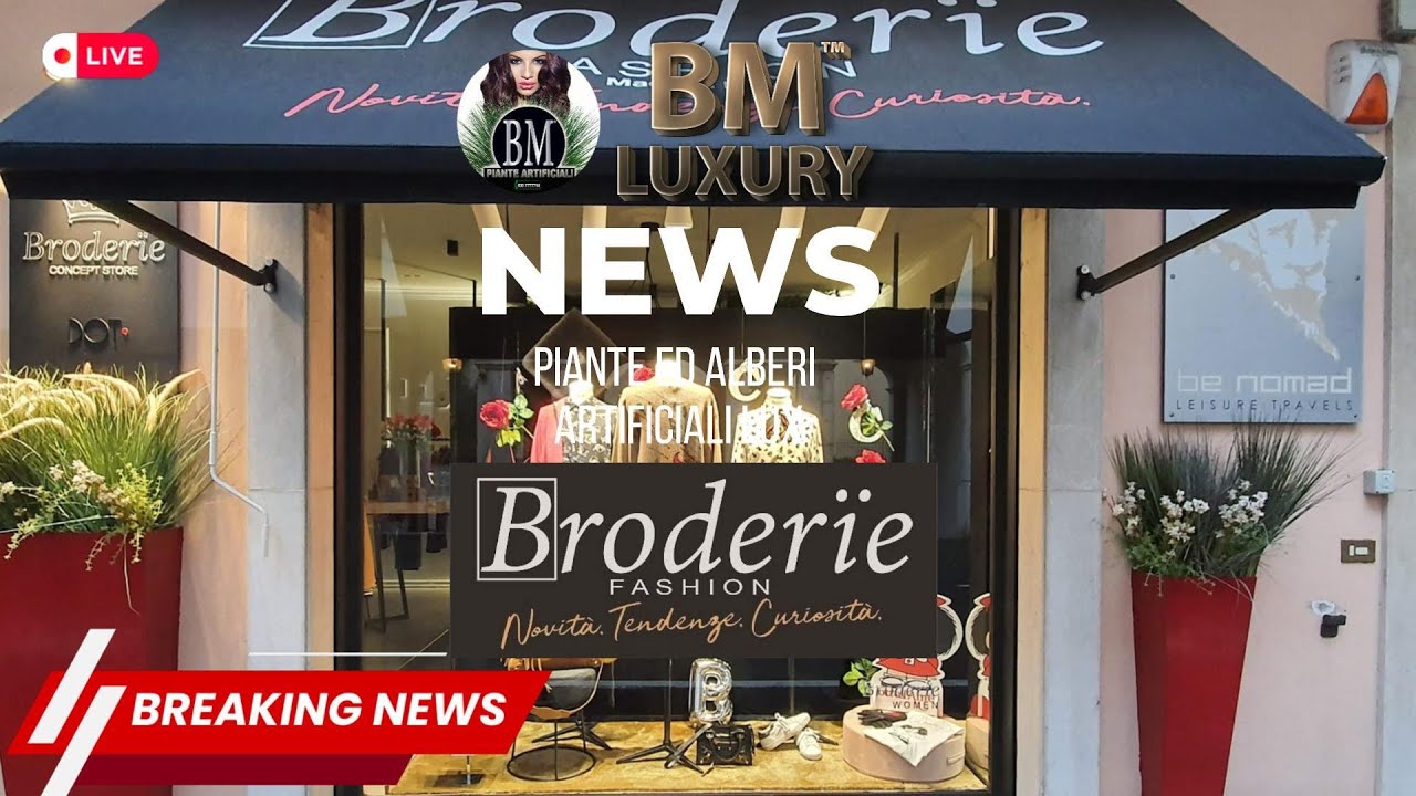 BM Luxury | Allestimento Verde di Qualità per Boutique Broderie | Brescia