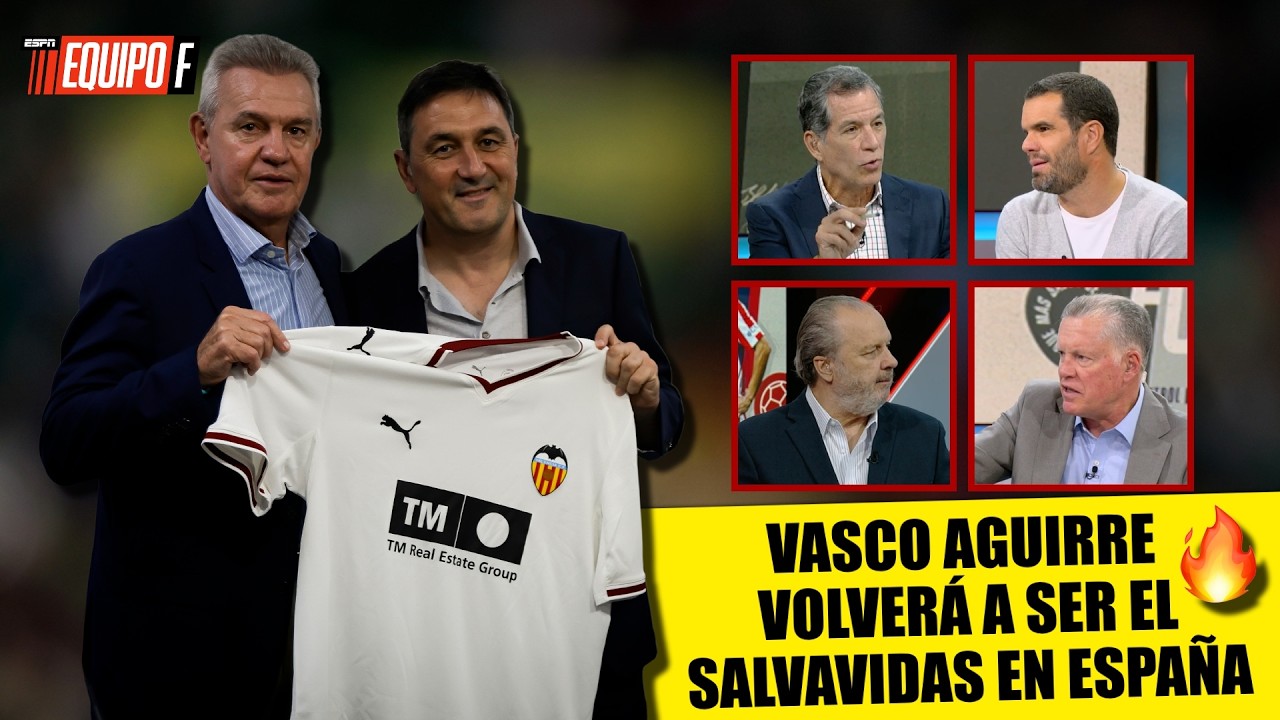 VASCO AGUIRRE NO PROMETE TÍTULOS con VALENCIA su reto es SALVARLO DEL DESCENSO en LA LIGA | Equipo F